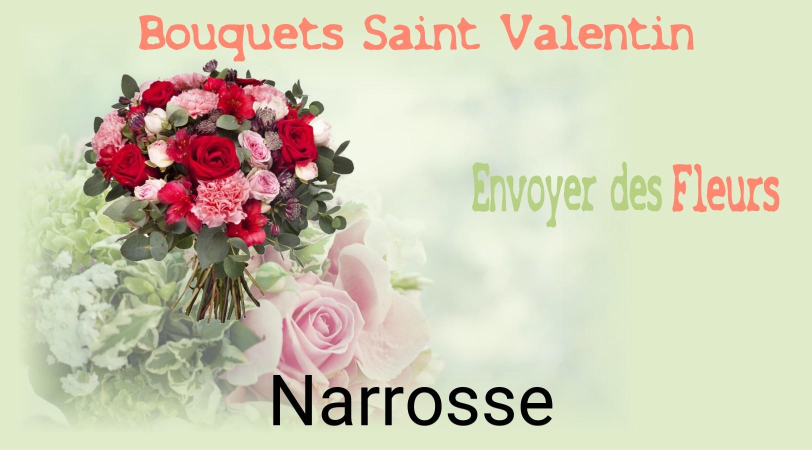 Roses de Saint-Valentin livrées à Narrosse